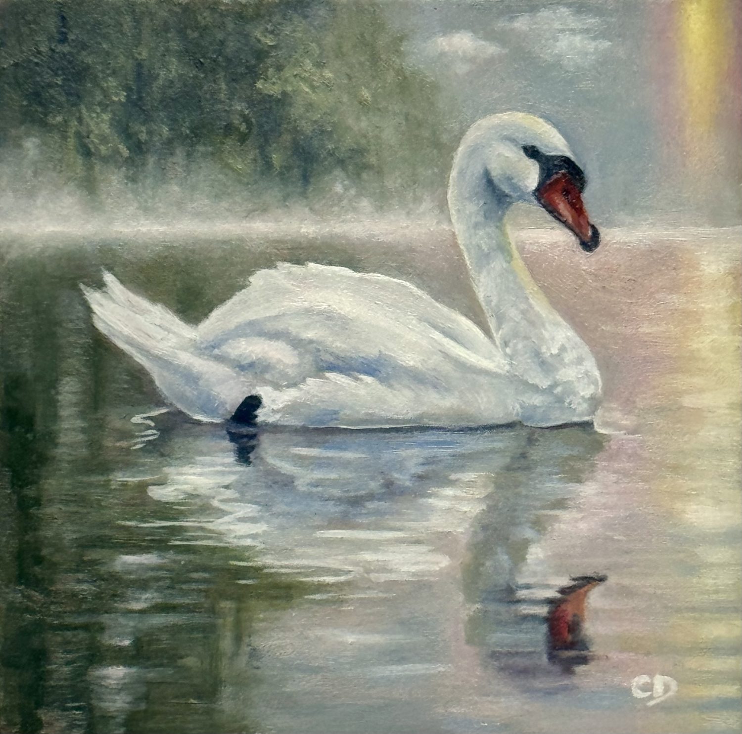 Sunrise Swan - Cyndi Dodes